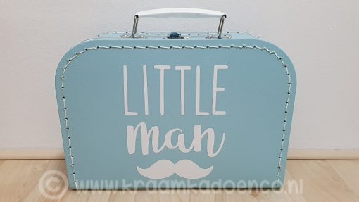 Koffertje Little Man (blauw)
